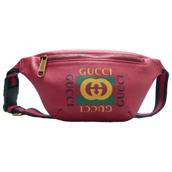 GUCCI Print Red Leather Crossbody bag 646-061425 - Picture 1 of 12